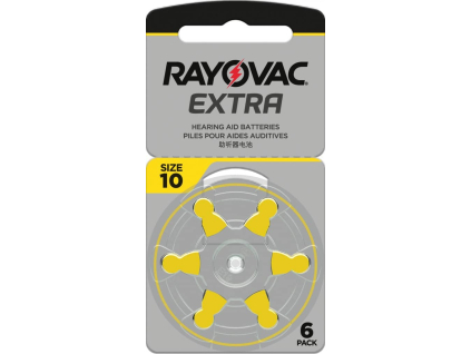 Batérie do načúvacích prístrojov 6 ks Rayovac Extra 10