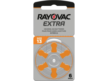 Batérie do načúvacích prístrojov 6 ks Rayovac Extra 13