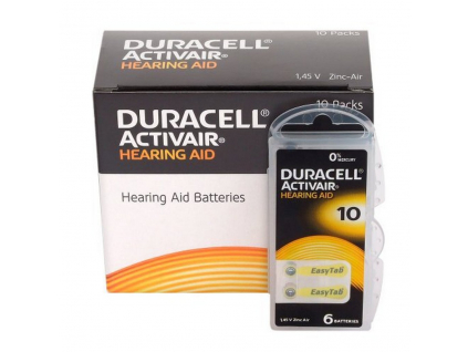 Baterie Duracell Activair 10 60 ks