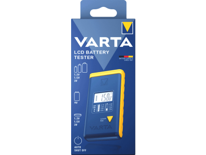 Varta LCD tester batérií AA, AAA, C, D, 9V