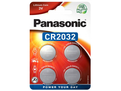 Batéria Panasonic CR2032 4 ks