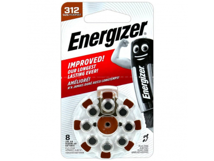 Batérie do načúvacích prístrojov 8 ks Energizer 312 PR41