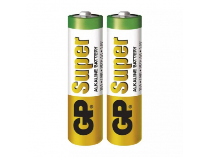 Batérie GP Super Alkaline AA LR6 2 ks fólia