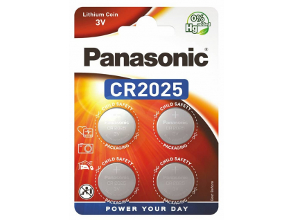 Batéria Panasonic CR2025 4 ks