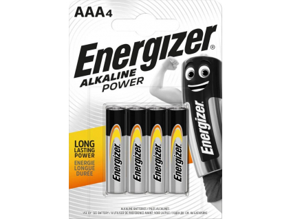 Batérie alkalické Energizer Alkaline Power AAA LR03 4 ks