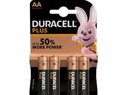 Batérie Duracell Plus LR6 AA 4 ks