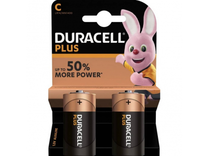Batéria Duracell Plus LR14 C 1.5 V 2 ks blister