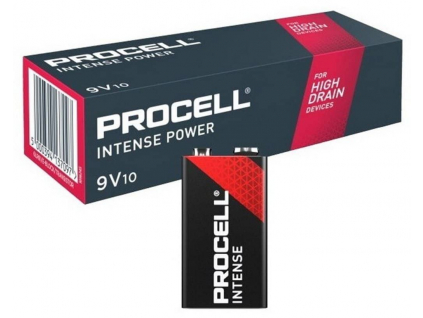 Batéria Duracell PROCELL INTENSE 9V 6LR61 10 ks balenie