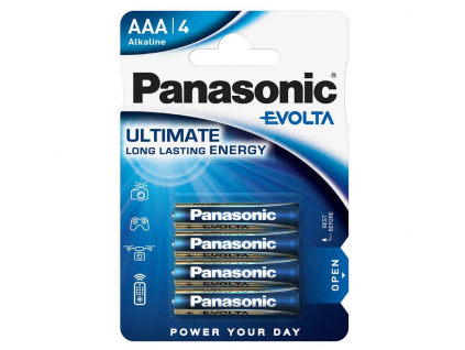 Batérie Panasonic Evolta Ultimate Energy AAA LR03 4 ks balenie