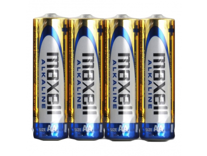 Batérie alkalické Maxell Alkaline AA LR6 4 ks balenie