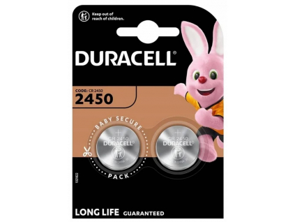 Batéria Duracell CR2450 3.0V 2 ks