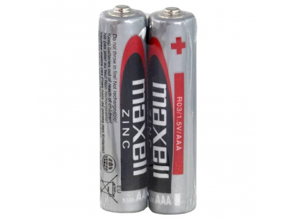 Batérie zinok uhlíkové Maxell AAA LR03 2 ks balenie