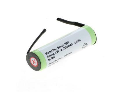 Batéria pre Braun 1008, Philips HX5350 zubné kefky 1,2V 2500 mAh NiMH