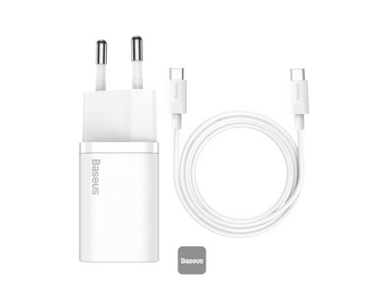 Baseus Super Si rýchlonabíjačka 25W USB C + kábel 1m