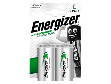Batérie Energizer R14 C malé mono 2500 mAh nabíjacia 2 ks