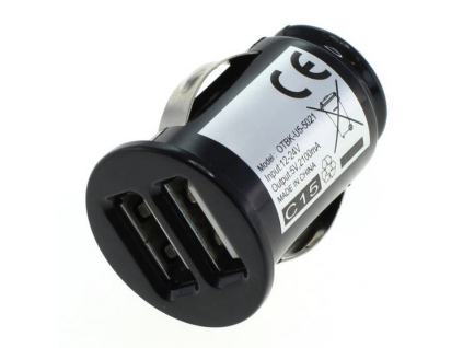 Nabíjačka do auta 2 x USB adaptér 2,1A