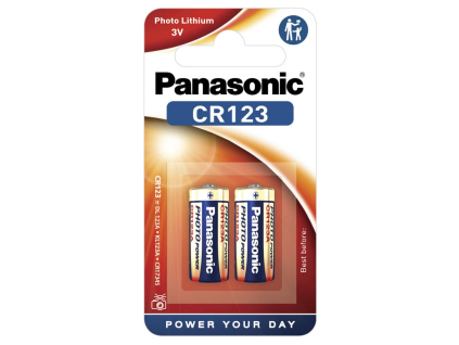 Batéria Panasonic CR123 2 ks