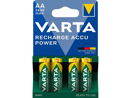 Batérie AA VARTA Ready 2 Use 5716 tužkové R6 nabíjacie 2600 mAh 4 ks