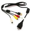 USB-/AV Prepojovací kábel kompatibilný s Sony Cyber-Shot VMC-MD2