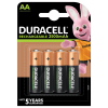 Akumulátory Duracell Recharge R6/AA 2500 mAh 4 ks blister