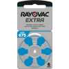 Batérie do načúvacích prístrojov 6 ks Rayovac Extra 675