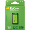 Akumulátor 9V 6F22 GP ReCyko 200 Series 200mAh