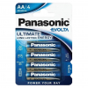 Batérie Panasonic Evolta Ultimate Energy AA LR6 4 ks balenie