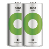 Batérie GP Recyko R14 C malé mono 3000 mAh nabíjacia 2 ks 2