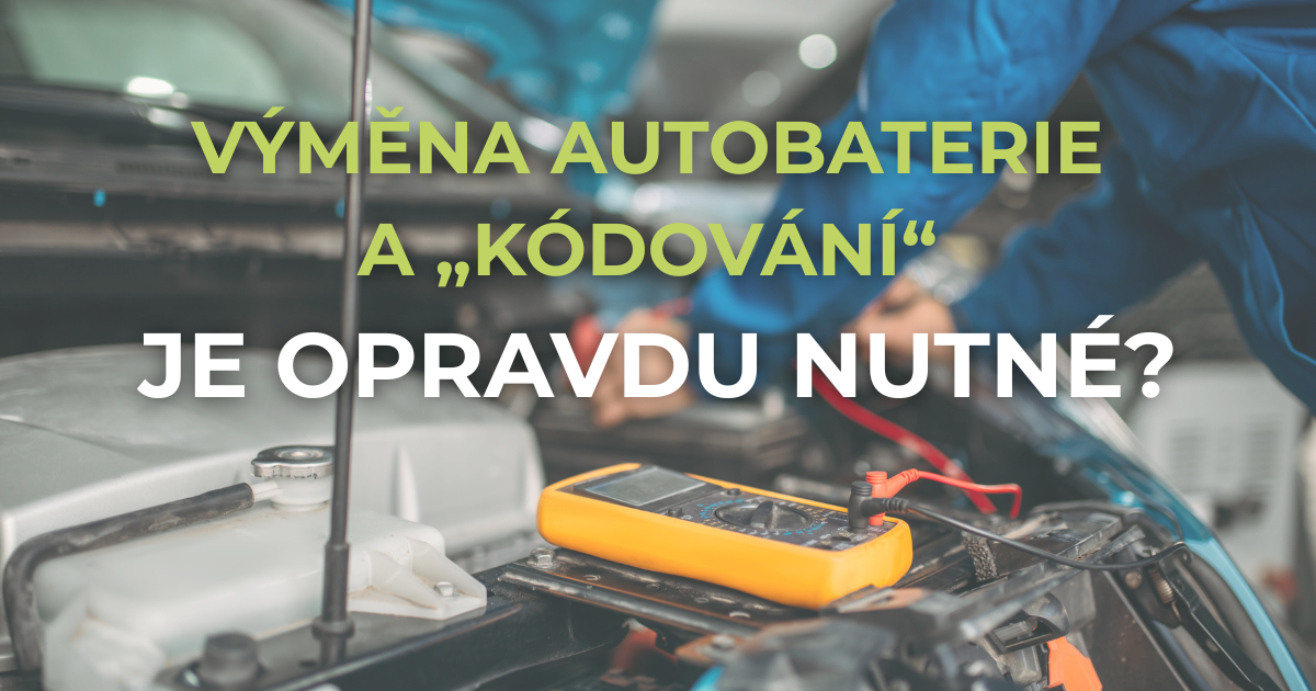 Kódování autobaterie: je opravdu nutné?