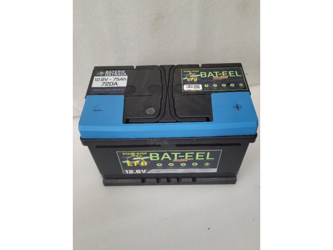 Autobaterie START-STOP  BAT-EEL   EFB 12,6V- 75 Ah  720 A