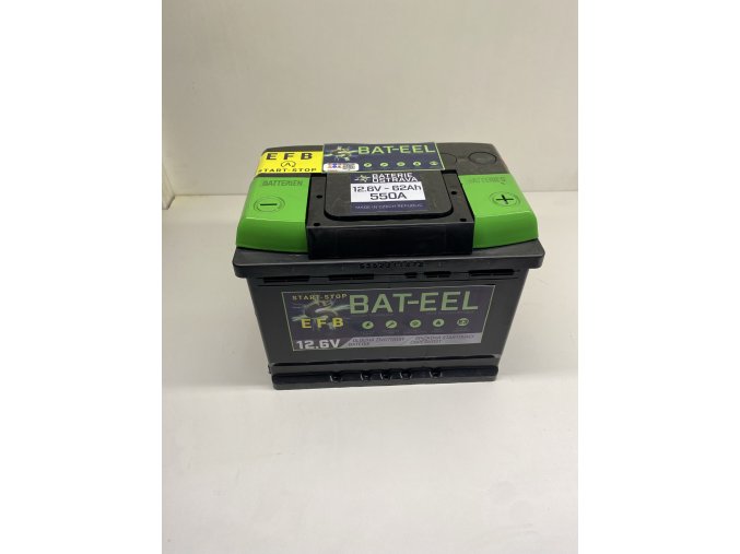 Autobaterie START-STOP  BAT-EEL   EFB 12,6V- 62 Ah  550 A