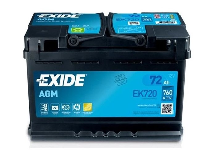 EXIDE 72Ah AGM