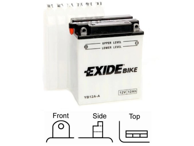 Exide 12Ah levá