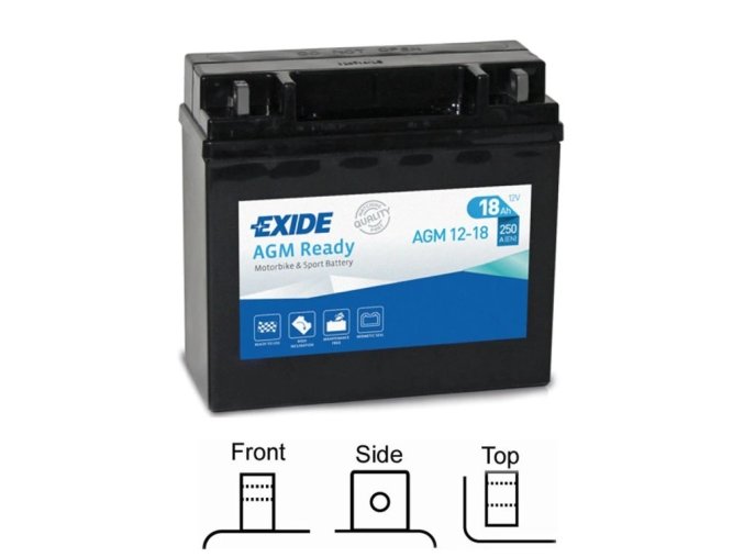 Exide 18Ah 250A
