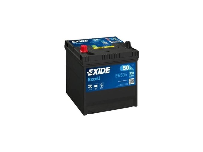 4953 autobaterie exide excell 12v 50ah 360a 200x173x222 leva