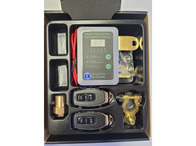 Odpojovač baterie s dálkovým ovládáním