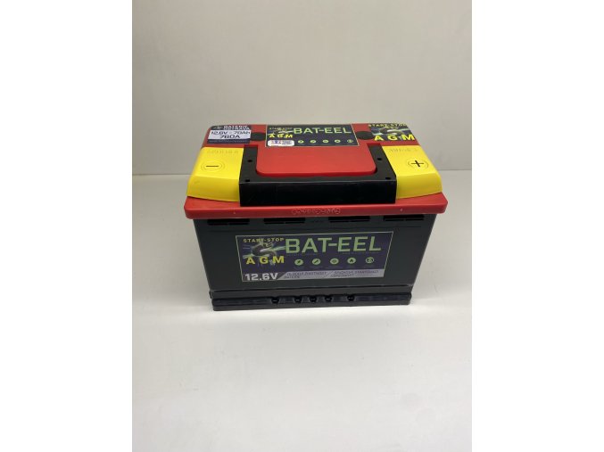 Autobaterie START-STOP  BAT-EEL   AGM 12V-70 Ah 760 A pravá