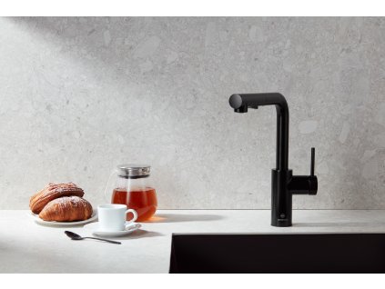 zdjecie DUERO BASIC BLACK bateria kuchenna z wyciagana wylewka2