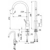 technical drawing ANGELIT Sink mixer1