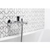picture AGAT wall mounted bath mixer with a point fixed shower set3