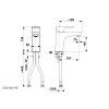 technical drawing MOKAIT washbasin mixer1