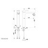 technical drawing MOKAIT countertop washbasin mixer1