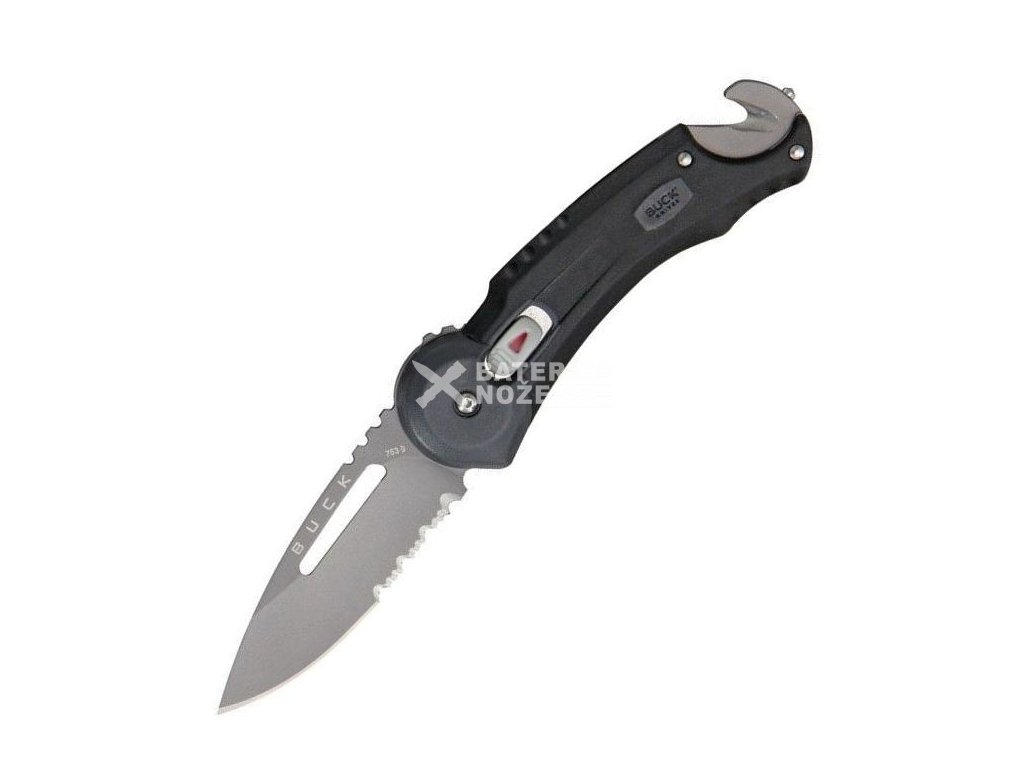 Buck Redpoint Rescue Black Folding Knife