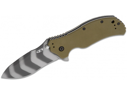 Zero Tolerance 0350OLTS MagnaCut Tiger Stripe OD Green