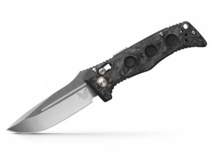 Benchmade Mini Adamas AUTO Marble Carbon Fiber 2730-03