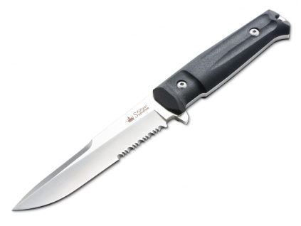 Kizlyar Supreme Alpha AUS8 Serrated Satin