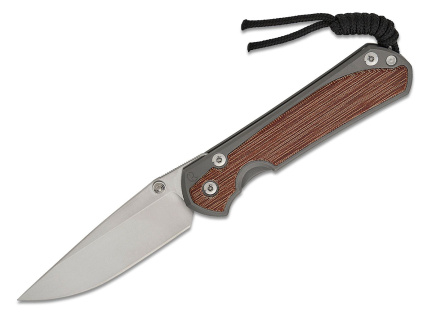 Chris Reeve Large Sebenza 31 Inlay Natural Micarta Glass Blasted MagnaCut