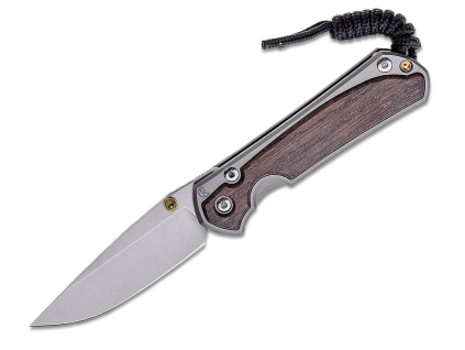 Chris Reeve Small Sebenza 31 Inlay Bog Oak Glass Blasted MagnaCut