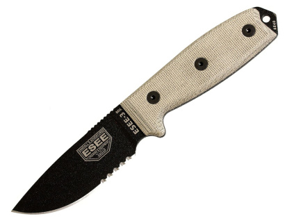 ESEE 3 Combo Edge ESEE-3MIL-S-B