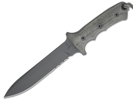 Chris Reeve Green Beret 7" MagnaCut Serrated Black
